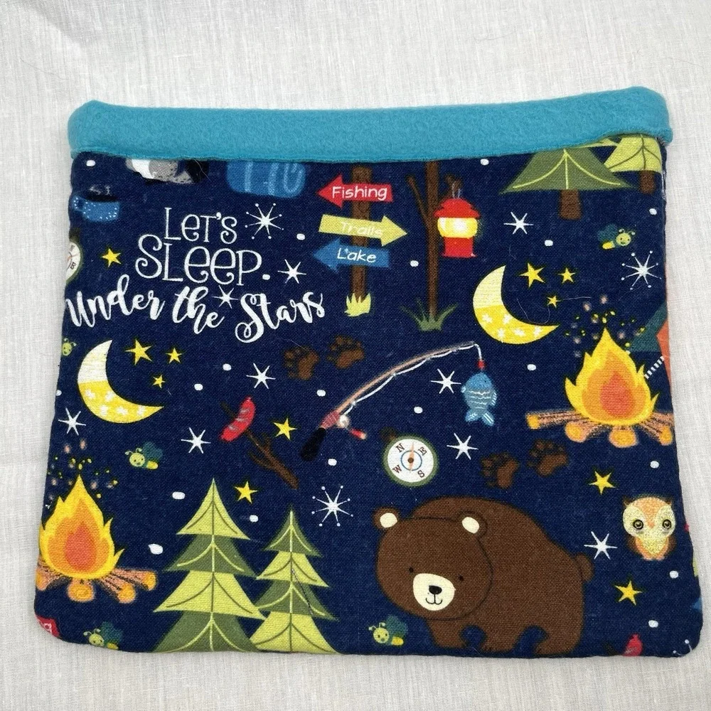 Handmade Guinea Pig & Hedgehog Snuggle Sack Cuddle Pouch Design Fleece Small‎